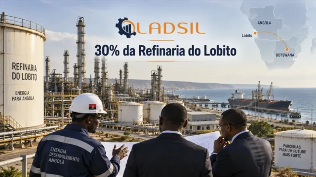 30% refinaria do Lobito