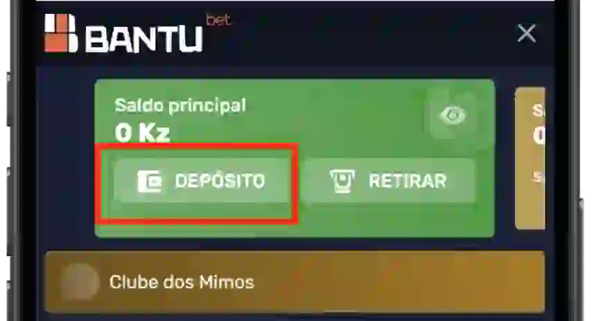 Deposito bantubet