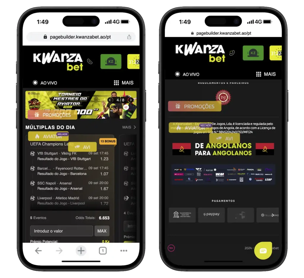 site da KwanzaBet